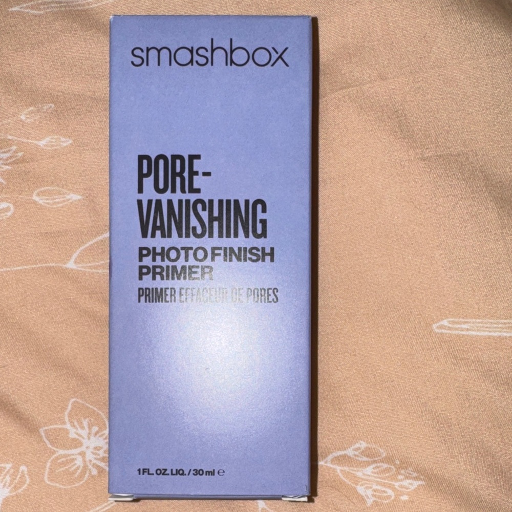 NIB Unopened Smashbox Pore-Vanishing Primer in Blue Box